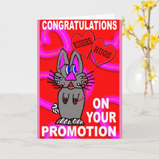 Gefeliciteerd met je aanbieding kaart (Gele Bloem)