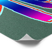 Gefeliciteerd met je afdruk voor speciale acties poster (Hoek)