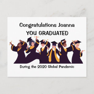 Gefeliciteerd met je Afstuderen 2020 Briefkaart