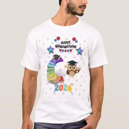 Gefeliciteerd met je afstuderen 2026 - Lieve Uil & T-shirt
