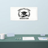 Gefeliciteerd Met Je Afstuderen 2x1 Vinyl Banner (Beurs)