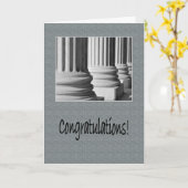 Gefeliciteerd met je afstuderen aan de rechtenfacu kaart (Gele Bloem)