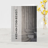 Gefeliciteerd met je afstuderen aan de rechtenfacu kaart (Gele Bloem)