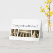 Gefeliciteerd met je afstuderen aan de rechtenfacu kaart (Gele Bloem)