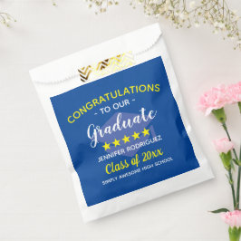 Gefeliciteerd met je afstuderen aan onze afgestude bedankzakje