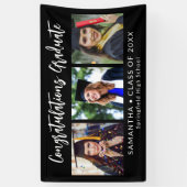 Gefeliciteerd met je afstuderen Afgestudeerde 3 Fo Spandoek (Verticaal)