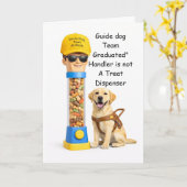 “Gefeliciteerd met je afstuderen als geleidehonden Kaart (Gele Bloem)