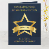 Gefeliciteerd met je Afstuderen BIG Kaart (Gele Bloem)