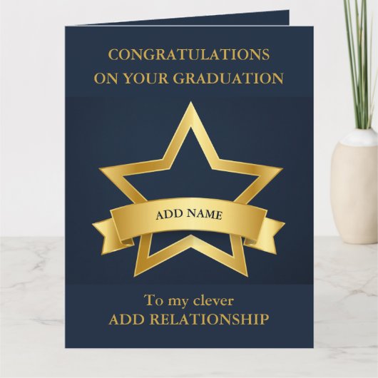 Gefeliciteerd met je Afstuderen BIG Kaart (Voorkant)