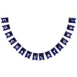 Gefeliciteerd met je afstuderen Blauw Vlaggetjes