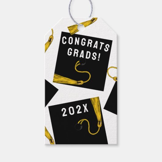 Gefeliciteerd met je afstuderen cadeaulabel (Voorkant)