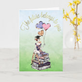 Gefeliciteerd met je Afstuderen. De toekomst hoort Kaart (Gele Bloem)