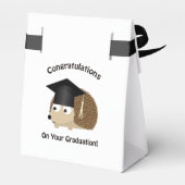 Gefeliciteerd met je Afstuderen egel Bedankdoosjes (Achterkant)