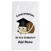 Gefeliciteerd met je Afstuderen egel Klein Cadeauzakje (Voorkant)