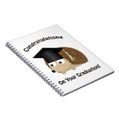 Gefeliciteerd met je Afstuderen egel Notitieboek (Rechterzijde)