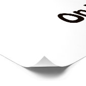 Gefeliciteerd met je Afstuderen egel Poster (Hoek)