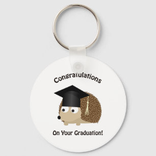 Gefeliciteerd met je Afstuderen egel Sleutelhanger