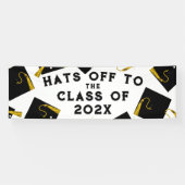 Gefeliciteerd met je afstuderen Eindexamenklas Spandoek (Horizontaal)