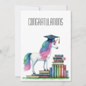 Gefeliciteerd met je afstuderen feestdagenkaart (Voorkant)