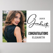 Gefeliciteerd met je Afstuderen foto Poster (Voorkant)