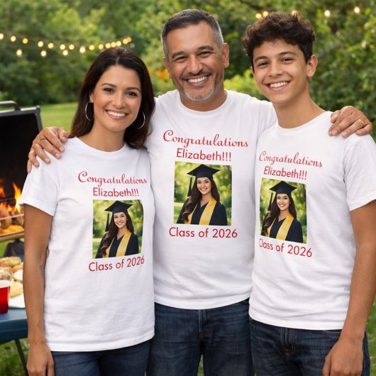 Gefeliciteerd met je Afstuderen foto T-shirt