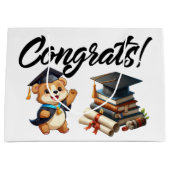 Gefeliciteerd met je afstuderen groot cadeauzakje (Voorkant)