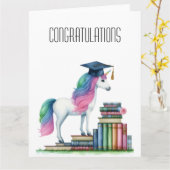Gefeliciteerd met je afstuderen kaart (Gele Bloem)