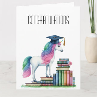Gefeliciteerd met je afstuderen kaart