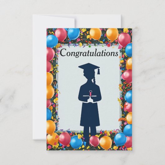 Gefeliciteerd met je afstuderen kaart (Voorkant)