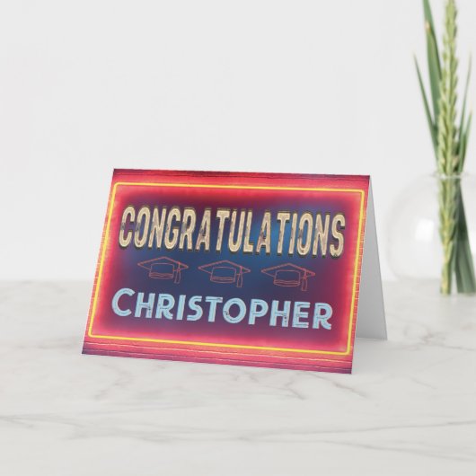 Gefeliciteerd met je afstuderen kaart (Voorkant)