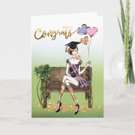 Gefeliciteerd met je Afstuderen Kaart