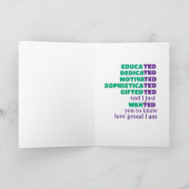 Gefeliciteerd met je afstuderen kaart (Binnen)