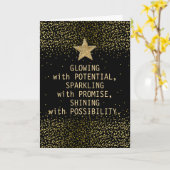 Gefeliciteerd met je Afstuderen Kaart (Gele Bloem)