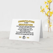 Gefeliciteerd met je Afstuderen Kaart (Gele Bloem)