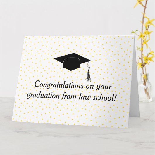 Gefeliciteerd met je afstuderen kaart (Gele Bloem)