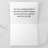 Gefeliciteerd met je afstuderen kaart (Binnen)