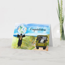 Gefeliciteerd met je Afstuderen Kaart