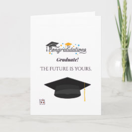 Gefeliciteerd met je afstuderen kaart
