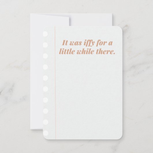 Gefeliciteerd met je Afstuderen kaart. Bedankkaart (Achterkant)