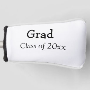 Gefeliciteerd met je afstuderen klas van 20xx voeg golfheadcover