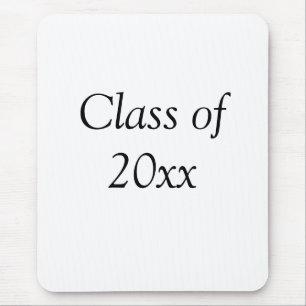 Gefeliciteerd met je afstuderen klas van 20xx voeg muismat