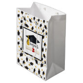 Gefeliciteerd met je afstuderen medium cadeauzakje (Voorkant Gekanteld)