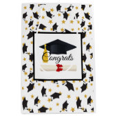 Gefeliciteerd met je afstuderen medium cadeauzakje (Voorkant)