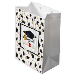 Gefeliciteerd met je afstuderen medium cadeauzakje