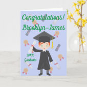 Gefeliciteerd met je afstuderen met Scrolls Kaart (Gele Bloem)