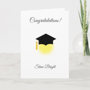 Gefeliciteerd met je afstuderen op wit kaart