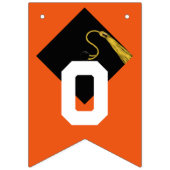 Gefeliciteerd met je afstuderen Oranje Vlaggetjes (Tweede vlag)