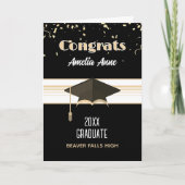 Gefeliciteerd met je afstuderen! Persoonlijk Kaart (Voorkant)