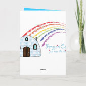 Gefeliciteerd met je Afstuderen Pig Angel Kaart (Achterkant)