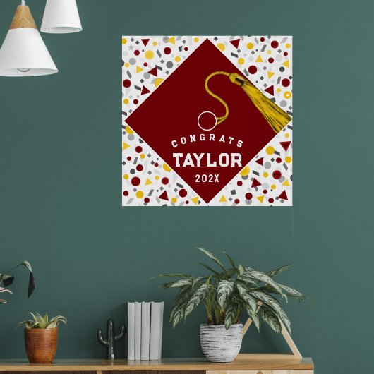 Gefeliciteerd met je afstuderen poster (Woonkamer 1)